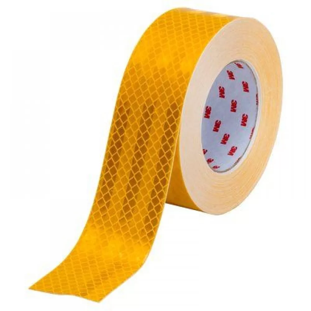 3M™ Diamond Grade™ 997-71 Пленка световозвр.для маркировки ТС микропризматическая, желтая, 52мм x 50м