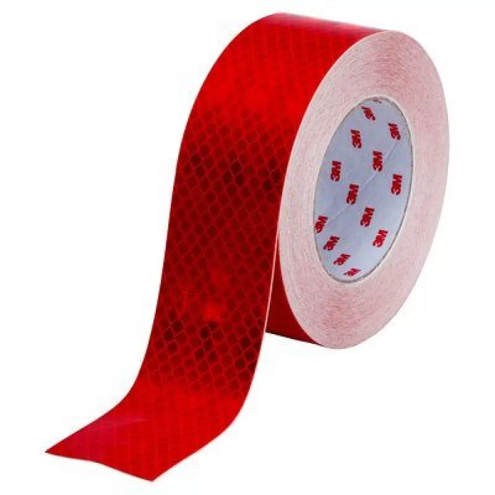 3M™ Diamond Grade™ 997-72 Пленка световозвращающая для маркировки ТС, микропризматическая, красная, 52мм x 50м
